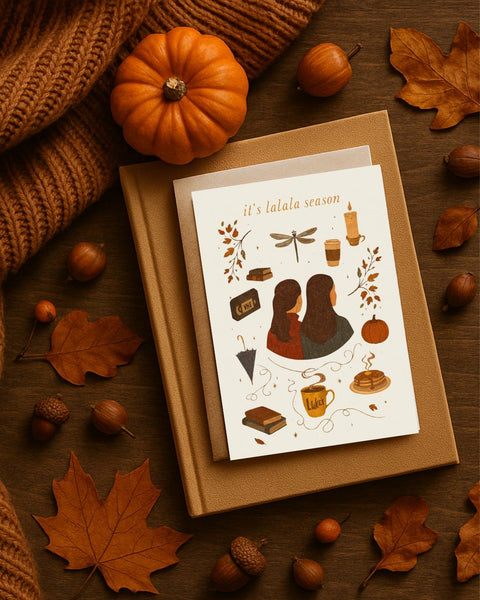 Cartolina Illustrata La La La Season