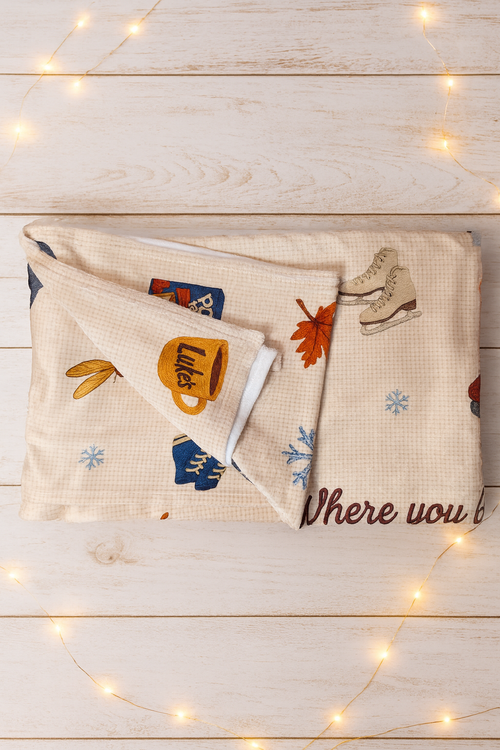 Coperta plaid stampata Gilmore Dreams - Large 153 × 203 cm