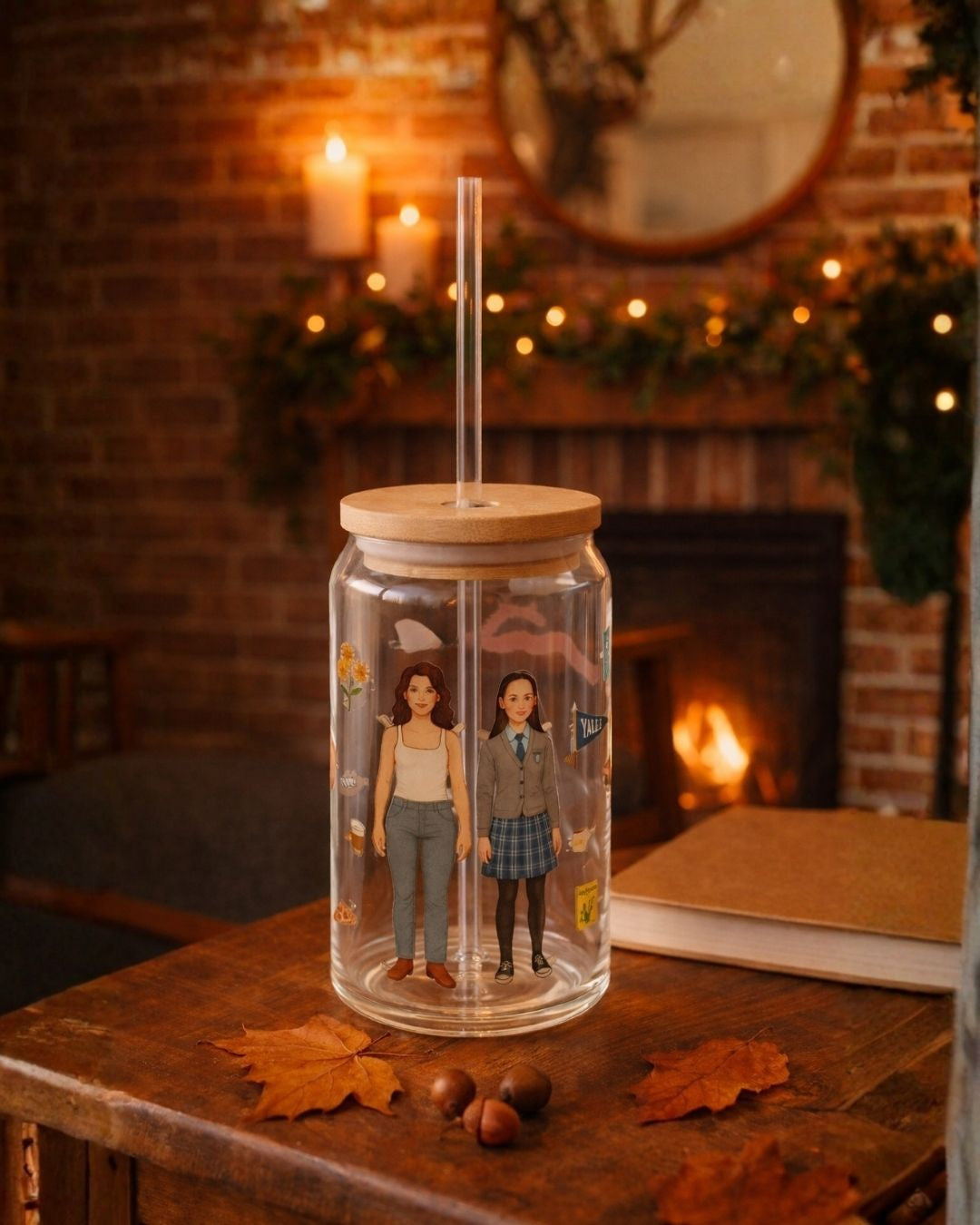 Glass Cup Paper Doll