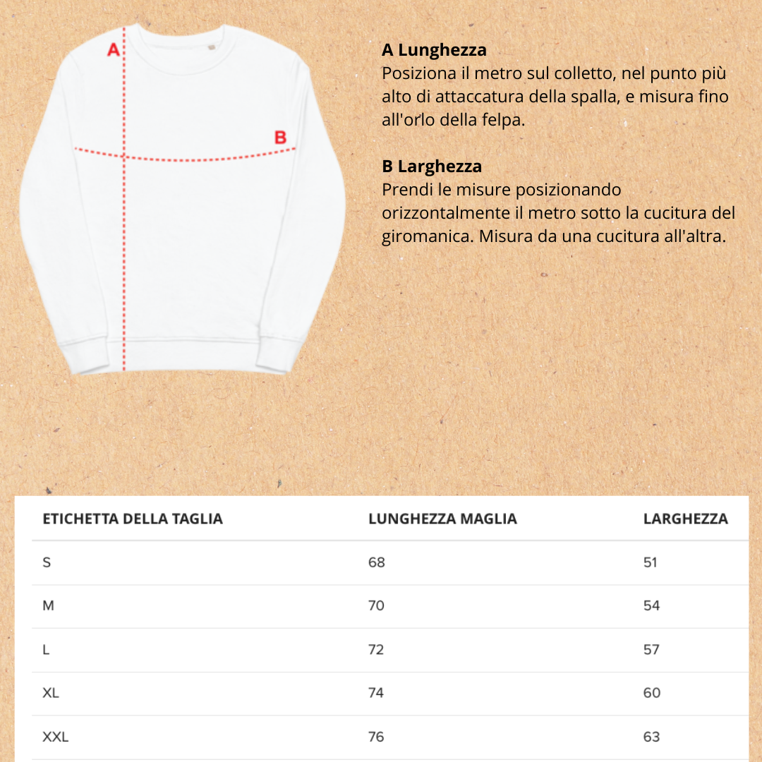 Felpa ricamata leggera 100% cotone bio - The Wedding - White