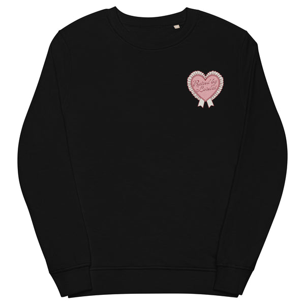 Felpa ricamata leggera 100% cotone bio - Raised by Lorelai - matching outfit per mamma e figlia